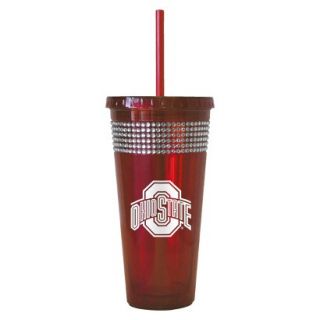 Boelter Brands NCAA 2 Pack Ohio State Buckeyes Bling Double Walled Tumbler with