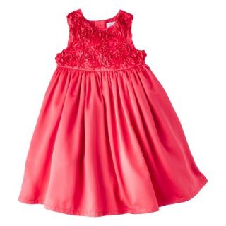 Just One YouMade by Carters Newborn Girls Rosette Dress   Strawberry 3T