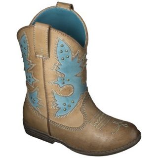 Toddler Girls Cherokee Glinda Cowboy Boots   Turquoise 5