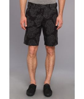 French Connection Powerful Paisley Short Mens Shorts (Black)