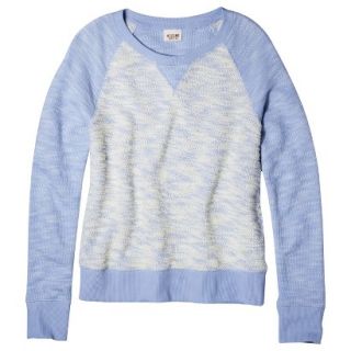 Mossimo Supply Co. Juniors Crewneck Sweatshirt   Cool Breeze Blue XS(1)