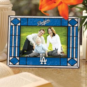 Los Angeles Dodgers Art Glass Picture Frame