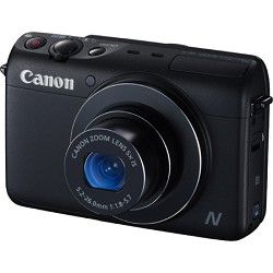 Canon Powershot N100 12.1MP 5x Zoom 3 inch LCD Digital Camera   Black