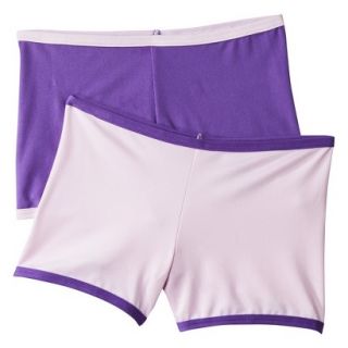 Hanes Girls Play Shorts   Purple S