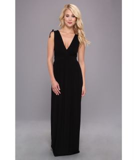 Christin Michaels Sara Tie Shoulder Maxi Dress Womens Dress (Black)