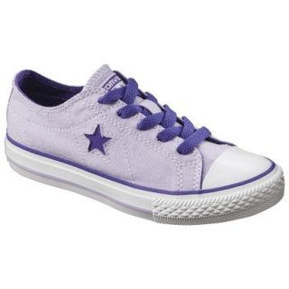 Girls Converse One Star Slip on Sneaker   Purple 13