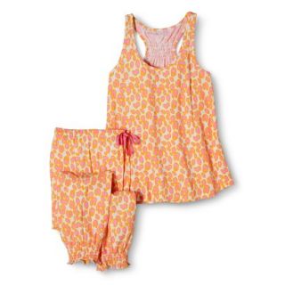 PJ Couture Pajama Set   Pink Floral M