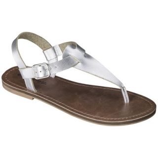 Womens Mossimo Supply Co. Lady Sandals   Silver 11