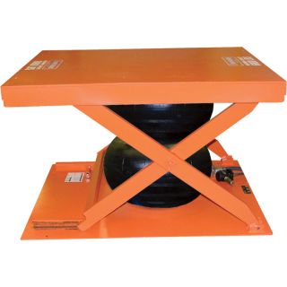 Vestil Low Profile Air Bag Scissor Lift Table   4,000 Lb. Capacity, Model ABLT 