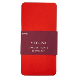 Merona Control Top Opaque Womens Tights   Orange 1X