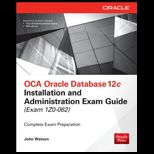 OCA Oracle Database 12c  Install. and Admin.
