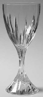 Christofle Basilique Water Goblet   Cut Vertical On Bowl, Cut Foot