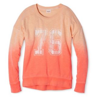 Mossimo Supply Co. Juniors Crew Neck Sweatshirt   Moxie Peach S(3 5)