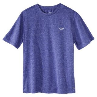 C9 by Champion Mens Advanced Duo Dry Endurance Tee   Heather Blue   XL