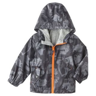 Just One You by Carters Infant Toddler Boys Truck Windbreaker Jacket   Gray 4T