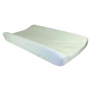 Changing Pad Cover Mint Chevron