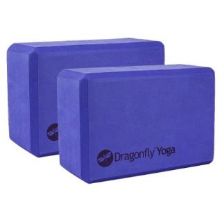 Dragonfly Foam Yoga Block Pair   Purple (4)