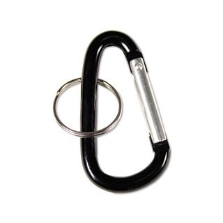 Advantus Black Aluminum Key Ring Carabiners (pack Of 10)
