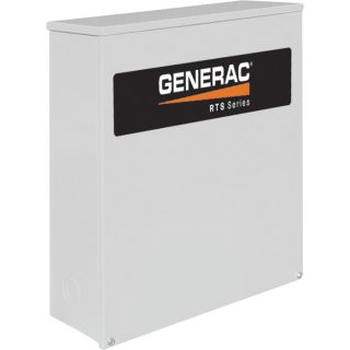 Generac RTS Transfer Switch   100 Amp, 277/480 Volts, 3 Phase, Model RTS N 100K3
