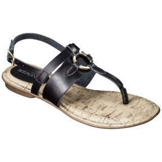 Womens Merona Kiana Sandal   Black 9.5