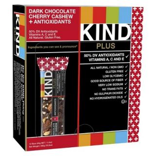 Kind Plus Dark Chocolate Cherry Cashew Nutrition Bar   12 Bars
