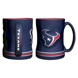 Boelter Brands NFL 2 Pack Houston Texans Relief Mug   15 oz