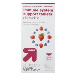 up&up Immune System Support Tablets Berry Flavor Chewables   32 Count