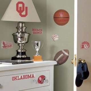 Oklahoma Sooners Removable Wall Decals