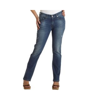 Levis Mid Rise Skinny Jeans, Blue, Womens