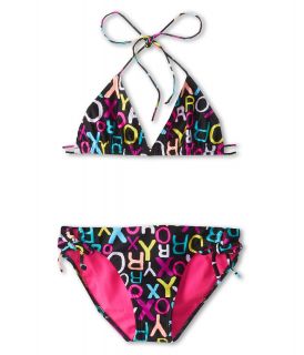 Roxy Kids Roxy Logo Double Casing Tri Set Girls Swimwear Sets (Multi)