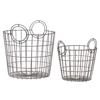 Metal Basket (set Of 2)