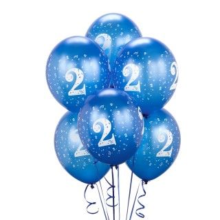 Royal Blue 2 Balloons