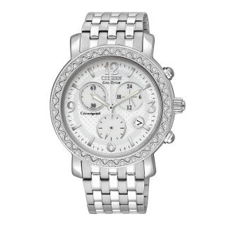 Drive from Citizen Eco Drive Womens Crystal Accent Chronograph Watch FB1290 58A
