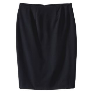 Merona Womens Twill Pencil Skirt   Black   10
