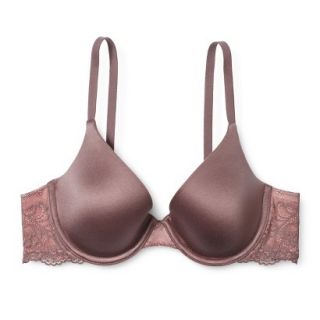 Self Expressions by Maidenform Womens Comfort with Lace Demi Bra   Brown 3C5