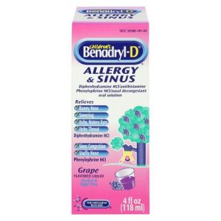 Childrens BENADRYL D Allergy & Sinus Liquid