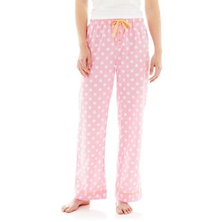 INSOMNIAX Cotton Sleep Pants, Pink, Womens