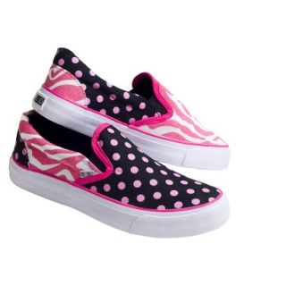 Girls Xolo Shoes Zany Slip On   Zebra Multicolor 4