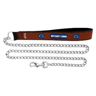 Penn State Nittany Lions Football Leather 2.5mm Chain Leash   M