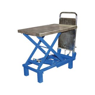 Vestil Foot Pump Scissor Lift Table   400 Lb. Capacity, 27 1/2 Inch L x 17 1/2