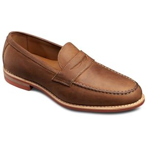 Allen Edmonds Mens Addison Tan Shoes, Size 7.5 E   4614