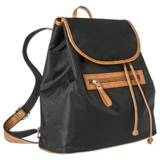 Bueno Solid Backpack Handbag   Black