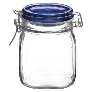 Bormioli Rocco Fido Canning Jar with Blue Lid .75L (Set of 12)