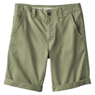 Mossimo Supply Co. Mens Cuffed Corduroy Shorts   Chive Green 36