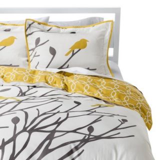 Room 365 Birds & Branches Duvet Cover Cover Set   Gray (Twin)