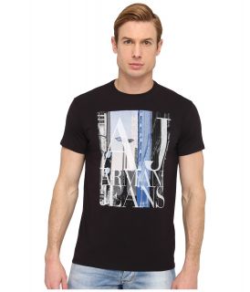 Armani Jeans Stretch Cotton City Tee Mens T Shirt (Multi)