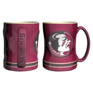 Boelter Brands NCAA 2 Pack Florida State Seminoles Sculpted Relief Style Coffee