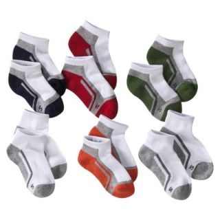 Boys Cherokee Multicolor 6 pair Low Cut Socks 9 2.5