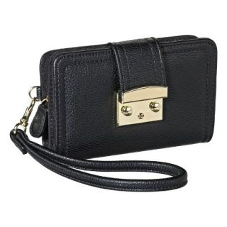 Merona Wallet with Removable Wristlet Strap   Black