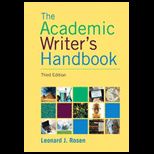 Academic Writers Handbook   With Faigley Good